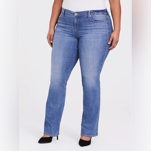 torrid Denim - Torrid Slim Boot Jean Vintage Stretch Light Wash Denim Jeans Plus Size 20R
